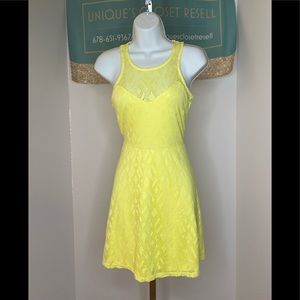 Size M yellow Material Girl dress